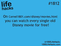 Watch Disney Movies For Free 1000 Life Hacks Life Hacks Diy Life Hacks