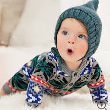 Hanna Andersson Baby Holiday Romper In Combed Cotton