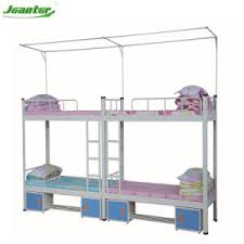 This bunk bed is designed with a clean silhouette and a hue of elegance. China New Style High Quality Steel Adults Double Decker Bunk Bed For School China Bunk Beds School Beds