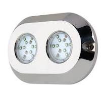 RGB Waterproof 120w IP68 316L Stainless Steel Led Waterproof Crees Led  Marine Lighting