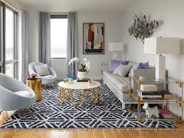 This home has a wide living room that is divided into two. Jonathan Adler Jacques Clear Brass 28 Wide Rectangular End Table In 2021 Interior Design Living Room Living Room Designs Living Design
