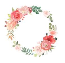 Orange floral grunge design #85814 by bnp design studio. Watercolour Floral Wreath Clipart Orange Flower Clip Art Etsy Floral Wreath Watercolor Floral Wreaths Illustration Watercolor Flower Wreath