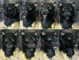 Awesome Wolf Werewolf Mask Werewolf Mask Werewolf Costume Furry Art