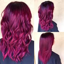 Which hair color fades the slowest? Fortuna Coiffure Dip Dye Dark Tulip Facebook