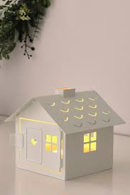 Vinterfest Teelichthalter Haus Weiss 14 Cm Neu Teelichthalter Kerzenschein Halte Durch