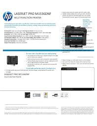 Tray 1 holds up to 250 sheets of print media or 10 envelopes. Hp Laserjet 1536dnf Mnf Driver