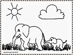 Inilah cara menggambar dan mewarnai gajah untuk anak sd tk paud. Mewarnai Gambar Gajah