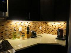 use existing xenon under cabinet lights