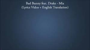 mia song bunny ft.drake subtitle english spanish translation english song -  YouTube