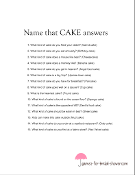 Julian chokkattu/digital trendssometimes, you just can't help but know the answer to a really obscure question — th. Free Printable Name That Cake Bridal Shower Game