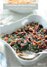 Low Carb Creamed Kale With Bacon And Walnuts Ibih Recipe Creamed Kale Healthy Low Carb Recipes Low Carb Vegetables