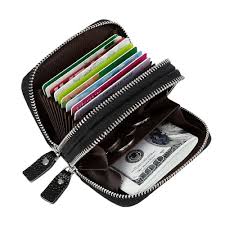 Yaluxe women's genuine leather multi card organizer wallet with zipper pocket. Women S Rfid Blocking Credit Card Holder Leather Compact Accordion Walletblack Fashion Clothi Card Holder Leather Wallets For Women Wallets For Women Leather