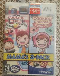 New Nintendo Wii U Mamas 2-Pack COOKING MAMA Cook Off And World Kitchen  Game 96427017981| eBay