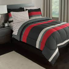Come shop with us today! Reversible Bed In A Bag Bedding Set Red And Black Twin Teen Boy Bedroom Sets 11342188059 Ebay