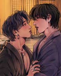 At the hot springs 🏮🌸✨ minsung skzfanart straykids hanjisung leeminho