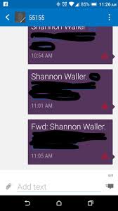 The red triangle with the exclamation mark is showing up because somewhere in the string of texts you've been sending to this person, you did not complete sending one. Getting Red Exclamation Point Inside Of Red Triangle When Trying To Send A Text Message Htc Desire 510 Android Forums