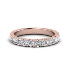 They also carry significance to you personally or to the two of you. Delicate Diamond Wedding Ring One Carat In 14k Rose Gold Fascinating Diamonds