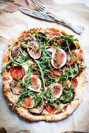Tomato Fig Arugula Pizza Fig Pizza Homemade Pizza Eggplant Pizzas