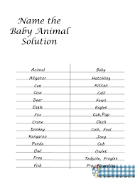 Do you know the secrets of sewing? Free Printable Name The Baby Animal Game For Baby Shower