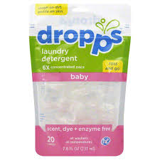 Be sure your laundry detergent matches the job by selecting a choice with enzymes or baking soda if you need extra stain and odor fighting power. Dropps Baby Laundry Detergent 20 Load Pouch Scent Dye Enzyme Free 1source