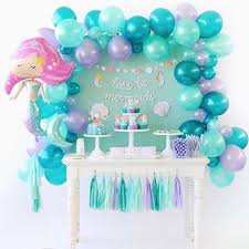 382 Likes 38 Comments Lydia Thepartywagon On Instagram A Super Cute Set Up For A Mermaid Party By Happywishcompa Sjojungfrukalas Partyideer Fodelsedag