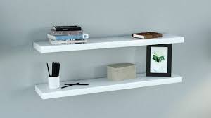 Floating shelves are a stylish way to add storage to your home. Gloss White Floating Shelves Double Deal 1000x200x38mm The Shelving Shop