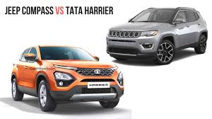 Tata Harrier Vs Jeep Compass Comparison Price Specs