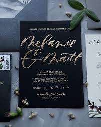 Glamorous Mixed Metals Wedding Invitations Glamorous Wedding Invitations Metallic Wedding Invitations Black Wedding Invitations
