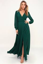 My Whole Heart Emerald Green Long Sleeve Wrap Dress In 2020 Green Long Sleeve Dress Long Sleeve Wrap Dress Long Sleeve Bridesmaid Dress