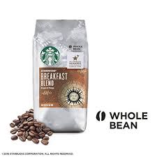 Amazon Com Starbucks Breakfast Blend Whole Bean Coffee Medium 12 Oz Grocery Gourmet Food Breakfast Blend Coffee Starbucks Breakfast Breakfast Blend