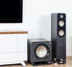 The polk hts 10 subwoofer enhances home theater and music listening with powerful deep bass. Polk Signature Hts10 Aktiver Subwoofer Hifi Regler