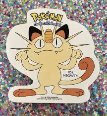 Entdecke rezepte, einrichtungsideen, stilinterpretationen und andere ideen zum ausprobieren. Pokemon 1999 Meowth Adhesivo 4 5 Japon Anime Suerte Haciendo Senas Gatito Gato Viejo Ebay
