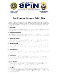 Overheating will cause the computer to shut down, hardware failure will usually cause a blue screen. Top 9 Laptop Computer Safety Tips Pdf