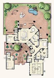 Gadsden-interesting Small Plan With Courtyard Courtyard House Plans Dream House Plans Floor Plans