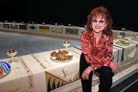 She was assisted by many volunteers who created the ceramics and needlework. The Dinner Party By Judy Chicago