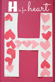 12 letter h crafts for kids · hippo craft · horse craft · handprint craft · heart craft · paper plate hot air balloon · cupcake liner hot air balloon. H Is For Heart Alphabet Craft I Can Teach My Child