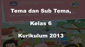 Download buku guru tematik pdf kelas 6 tema 7: Daftar Tema Beserta Sub Tema Kelas 6 Kurikulum 2013 Tahun Pelajaran 2020 2021 Aansupriyanto Com
