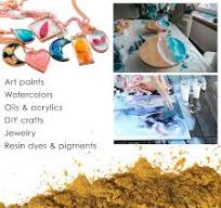 US Art Supply Jewelescent Mica Pearl Pigment Powder, Interference Gold 3.5  oz (100g) Pouch - Cosmetic Grade, Epoxy Resin Color Pigment, Mica Powder ...