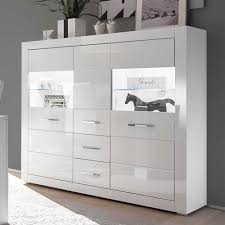 Kommode naia anrichte sideboard nachtkästchen für boxspring weiß hochglanz. Sideboard Poco Weiss Hochglanz
