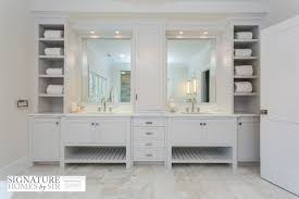 And bathroom vanities coupled with bathroom custom cabinets can turn your bathroom into the epitome of functional space; Built In Bathroom Cubbies Traditional Bathroom Sir Development