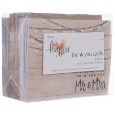 The versatile design makes them perfect for many occasions! Wood Lights Wedding Thank You Notes Hobby Lobby 2049567