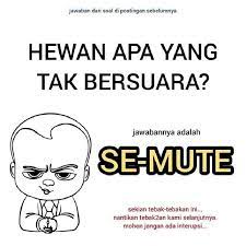 Semua gambar tebakan lucu biasanya plesetan dan jawabannya berada di gambar itu juga. 10 Tebak Tebakan Kocak Jawabannya Bikin Tepok Jidat Good Night Quotes Tebak Tebakan Ungkapan Lucu