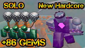 SOLO New Hardcore Roblox Tower Defense Simulator Gems Grinding Strategy -  86 gems - YouTube