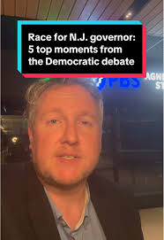 Democat Lead in Nj Governor Race