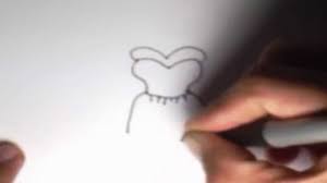 Imágenes para dibujar de amor. Como Dibujar Un Vestido Navideno L How To Draw A Christmas Dress Youtube