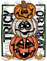 Trick Or Treat Pumpkin Stack Png Hand Drawn Sublimation Etsy Stacked Pumpkins How To Draw Hands Trick Or Treat