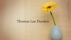 Obituary: Thomas Lee Durden