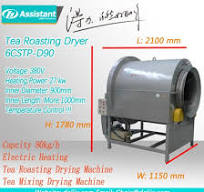 Electric Heating Green Tea Rotating Drum Roasting Drying ...