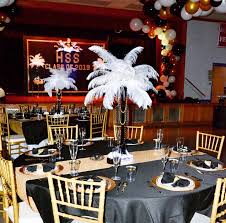The Great Gatsby Table Setting By Melita In 2020 Roaring 20s Birthday Party Mystery Dinner Party Roaring 20s Birthday