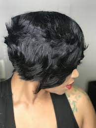 Quick Weave Done On On Cap African American Hair African American Hair Salons Natural Hair Salons Quick Weave Bob
